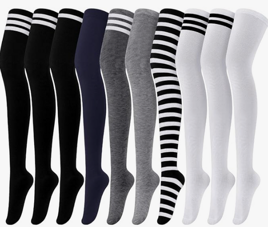 Calcetines alto comfortables 10 pares 123A