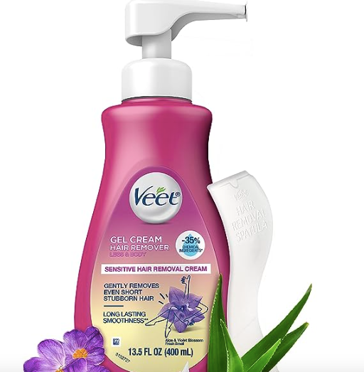 Removedor de cabello fórmula sensible con aloe vera y vitamina E 182A