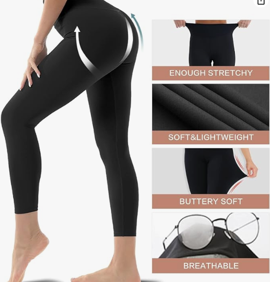 leggings de cintura alta para mujer, pantalones  16A